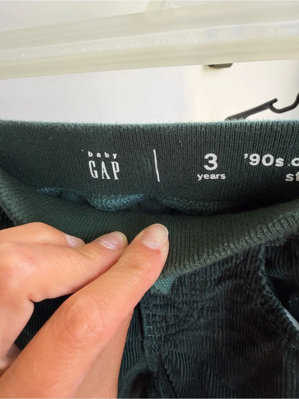 GAP Baby Dark Green Corduroy Pants